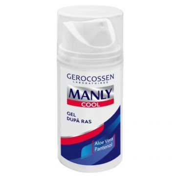 Gel dupa ras Manly Cool, 100ml, Gerocossen