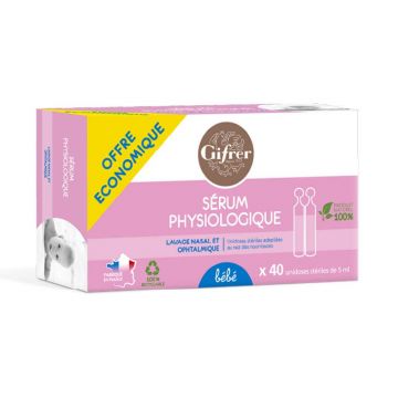 Gifrer Physiologica Ser fiziologic pentru bebeluși, copii și adulți 40x5ml