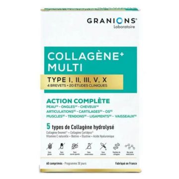 Granions Collagena Multi tip I-II-III-V-X 60 comprimate