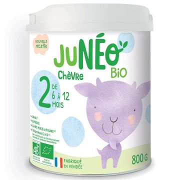 Juneo Lapte de capră urmat Bio vârsta a doua 6-12 luni 800g