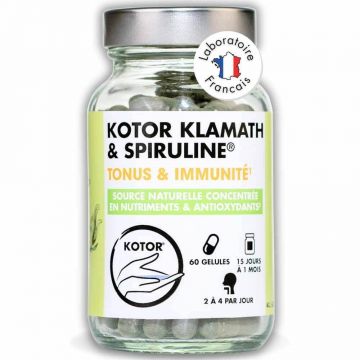 Kotor Pharma Klamath și Spirulina ton și imunitate 60 capsule