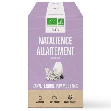 Lero Natalience Infuzie organică de lactație cu aromă de citrice 20 de pliculețe