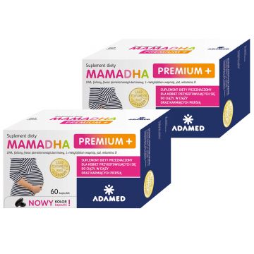 MamaDHA Premium+, 2 x 60 capsule