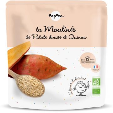 Mancare cu cartofi dulci si quinoa 8 luni+ Bio, 180g, Popote