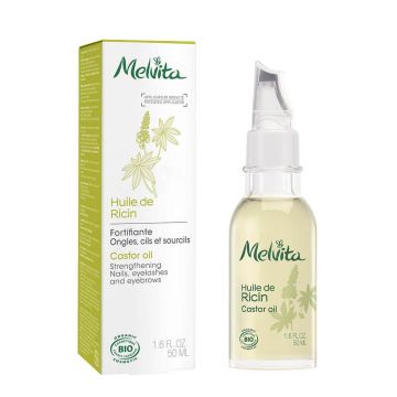 Melvita Ulei de ricin organic fortificant pentru unghii, gene și sprâncene 50ml