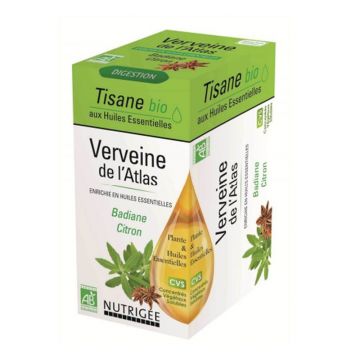 Nutrigée Organic Atlas Verbena Herbal Tea 20 pliculețe