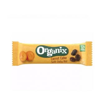 Organix Baton bio din ovaz integral cu morcov si mere 12+ luni 23 g