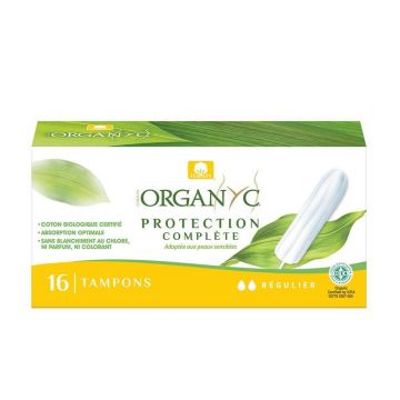 Organyc Tampoane normale din bumbac organic x16