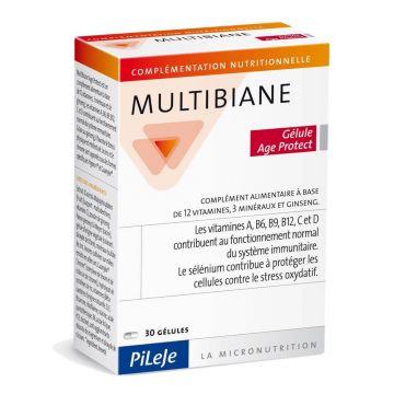Pileje Multibiane Age Protect 30 Gelule 30 gélules