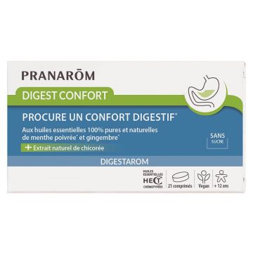 Pranarôm Digestarom Digest Confort Cu Uleiuri Esențiale 21 Tablete