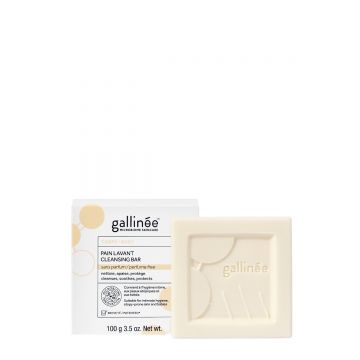 Produs solid de curatare faciala si corporala fara sapun pentru igiena intima piele atopica si bebelusi, 100g, Gallinee
