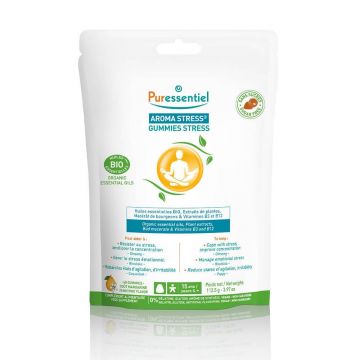 Puressentiel Aroma Stress Gummine cu uleiuri esențiale organice x45