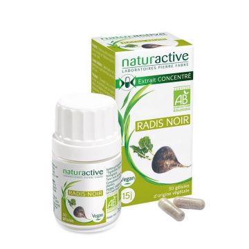 Rădăcină neagră organică Naturactive 30 gelule