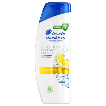 Sampon pentru par gras anti-matreata Citrus Fresh, 625ml, Head&Shoulders