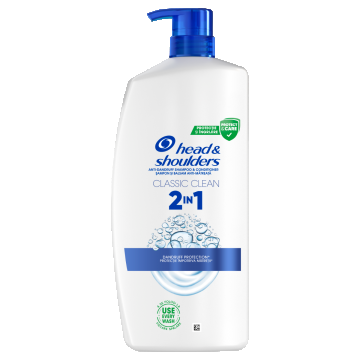 Sampon pentru par normal anti-matreata Classic Clean 2 in 1, 800ml, Head&Shoulders
