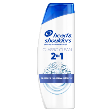 Sampon pentru par normal anti-matreata Classic Clean, 250ml, Head&Shoulders