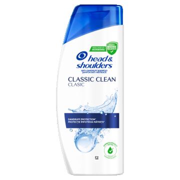 Sampon pentru par normal anti-matreata Classic Clean, 625ml, Head&Shoulders