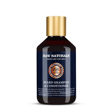 Sampon si balsam de barba, 250 ml, Raw Naturals