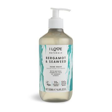 Sapun lichid Bergamot Seaweed Naturals, 500ml, I Love Cosmetics