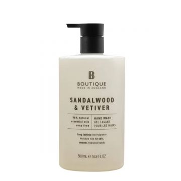 Sapun lichid cu parfum de Lemn de Santal & Vetiver, 500ml, Boutique