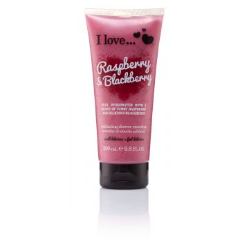 Scrub de corp Raspberry Blackberry, 200ml, I Love Cosmetics