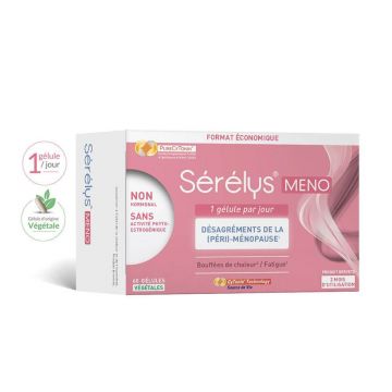 Serelys Pharma Perimenopausal Disorders - Menopause 60 Tablets Désagréments de la Menopause 60 gélules