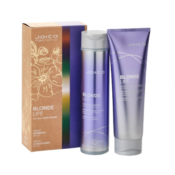 Set Sampon + Balsam Blonde Life Violet, 300ml + 250ml, Joico