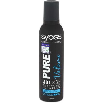 Spuma modelatoare Pure Volume, 250ml, Syoss