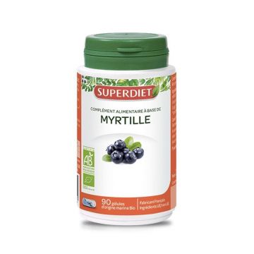 Superdiet Organic Blueberry 90 Gelule