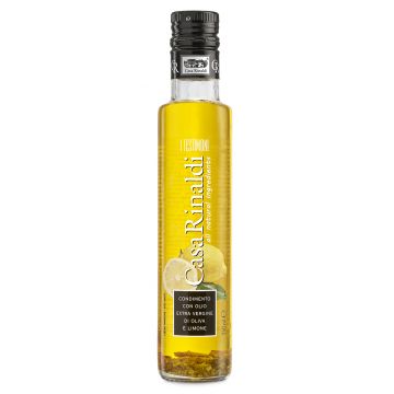 Ulei de masline extravirgin aromatizat cu lamaie 250ml, Casa Rinaldi