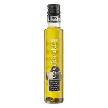 Ulei de masline extravirgin aromatizat cu trufe, 250ml, Casa Rinaldi