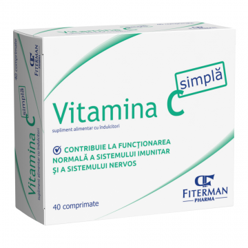 Vitamina C simpla, 40 comprimate, Fiterman