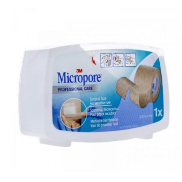 3M Tencuială microporoasă de culoare carne 25mmx5m