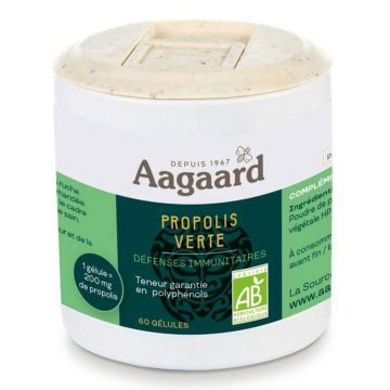Aagaard Propolis Green Immune Defence Bio 60 capsule de înghițit