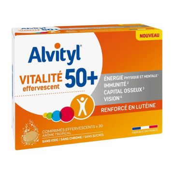 Alvityl Vitality 50+ 30 comprimate efervescente