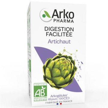 Arkopharma Arkocapsule Ajutor pentru digestie Anghinare organică 130 capsule