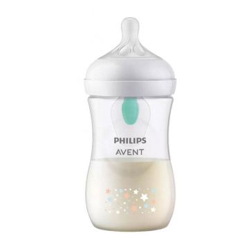 Avent Natural Response Anti-Colic Valve pentru biberoane de 1 lună și peste 260 ml