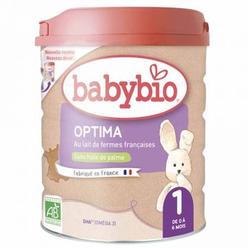 Babybio Optima 1 Lapte praf organic 0-6 luni 800g