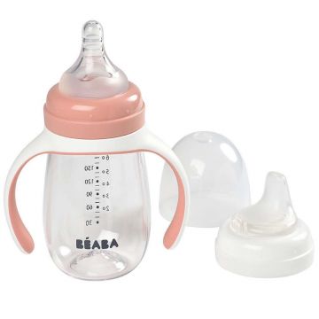 Beaba Sticlă de antrenament 2 în 1 De la 4 luni