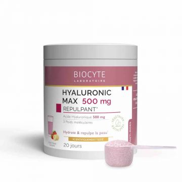 Biocyte Anti-Wrinkle Maxi Acid hialuronic 20x14g Căpșuni și banane 240g
