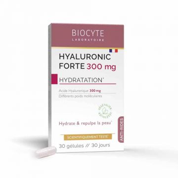 Biocyte antirid puternic acid hialuronic 300 mg hidratare 30 capsule
