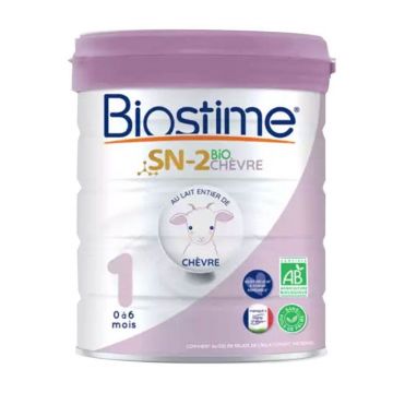 Biostime SN-2 Lapte organic de capră pentru sugari de la 0 la 6 luni 800g