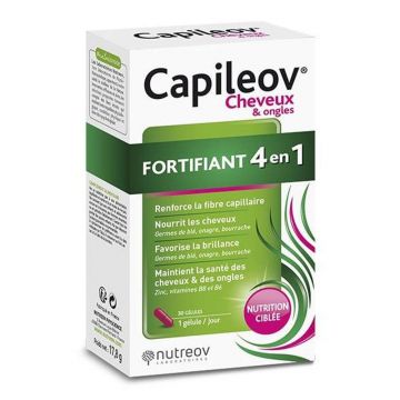 Capileov Fortifiant pentru păr 4 în 1, 30 capsule, Nutreov