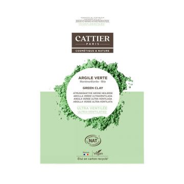 Cattier Argilă verde organică ultra-ventilabilă 250g