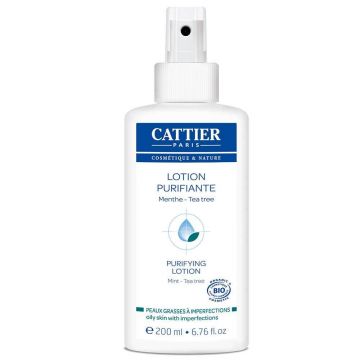 Cattier Loțiune purifiantă organică pentru ten gras și cu imperfecțiuni N.A 200 ml