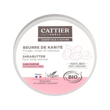 Cattier Unt de Shea organic neparfumat 20g