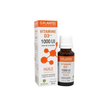 D. Plantes Vitamine D3 Ulei 1000IU 20ml