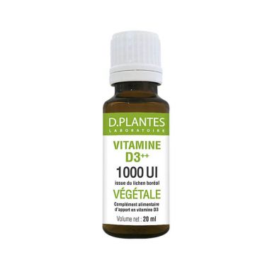 D. Plantes Vitamine D3 Vegetable 1000ui Dropper 20ml