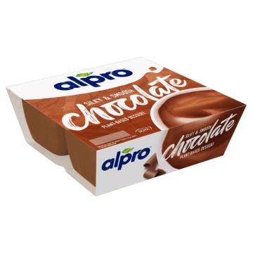 Desert din soia cu ciocolata, 4x125 g, Alpro