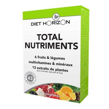 Diet Horizon Nutrienți totali 30 comprimate